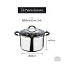 Slow Cooker Masterpro bgmp-1506 ø 28 cm (9,5 L)