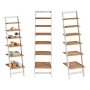 Shelves Brown White Bamboo (35 x 165 x 42 cm)