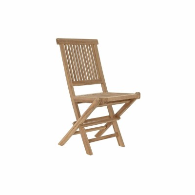 Chaise de jardin DKD Home Decor Marron 57 x 47 x 90 cm Teck (57 x 47 x 90 cm)