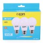 Lot de 3 ampoules LED EDM F 10 W E27 810 Lm Ø 6 x 10,8 cm (6400 K)