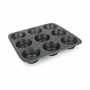 Tartlets tin Quttin 32 x 30 x 3,2 cm Drilled (8 Units)