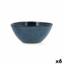 Bowl Bidasoa Ikonic Ceramic Blue (15,8 x 15 x 7 cm) (Pack 6x)