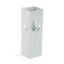 Umbrella stand Versa Tree of Life White Metal Iron 15 x 49 x 15 cm