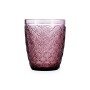 Glass Bidasoa Rose Moon Pink Glass 290 ml (6 Units)