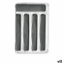 Range-couverts Plastique recyclé Gris 23,3 x 4,5 x 32,7 cm (12 Unités)