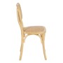 Dining Chair Natural Rattan Elm wood 45 x 41 x 88 cm