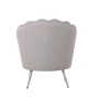 Fauteuil Home ESPRIT Gris Argenté Métal 80 x 75 x 86 cm