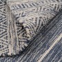 Carpet Blue White 70 % cotton 30 % Polyester 160 x 230 cm