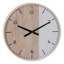 Horloge Murale Blanc Naturel Bois 60 x 60 x 5,5 cm