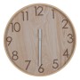 Horloge Murale Naturel Bois 60 x 60 x 5,5 cm