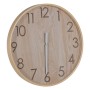 Horloge Murale Naturel Bois 60 x 60 x 5,5 cm