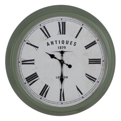 Horloge Murale Vert Fer 70 x 70 x 6,5 cm