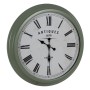 Wall Clock Green Iron 70 x 70 x 6,5 cm