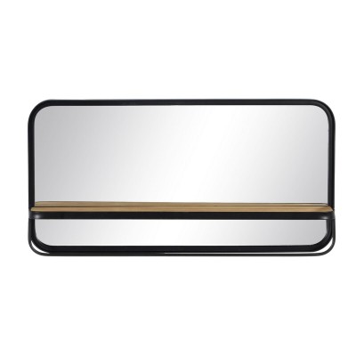 Wall mirror Black Crystal 80 x 14 x 40 cm