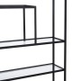 Shelves Black Crystal Iron 70 x 23 x 161 cm