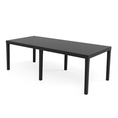 Table de Salle à Manger IPAE Progarden Indo ind012an Anthracite Extensible (Reconditionné C)