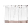 Rideau de Douche Transparent 180 x 180 cm Beige Plastique PEVA (12 Unités)