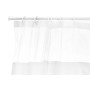 Shower Curtain 180 x 180 cm Transparent White Plastic PEVA (12 Units)