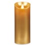 LED Candle Golden 8 x 8 x 20 cm (12 Units)