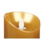 LED Candle Golden 8 x 8 x 20 cm (12 Units)