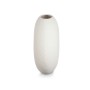 Vase Circular White Ceramic 40 x 34,5 x 16 cm (2 Units)