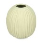 Vase Vert Dolomite 15 x 18 x 15 cm (6 Unités) Sphère Rayures