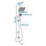 Colonne de douche Rousseau Soto Acier inoxydable ABS 150 cm 70 cm