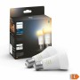 Ampoule à Puce Philips Pack de 2 E27 Blanc F E27 (2200K) (6500 K)