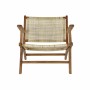 Armchair DKD Home Decor MB-182316 Natural Teak Light brown Rattan (69 x 78 x 68 cm)