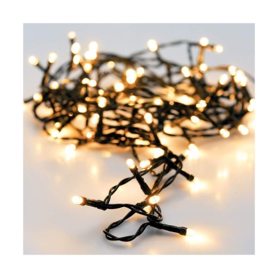 Wreath of LED Lights Soft green 23 m