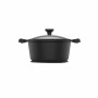 Casserole with lid Taurus KCK3020 Black Ø 20 cm 2,5 L