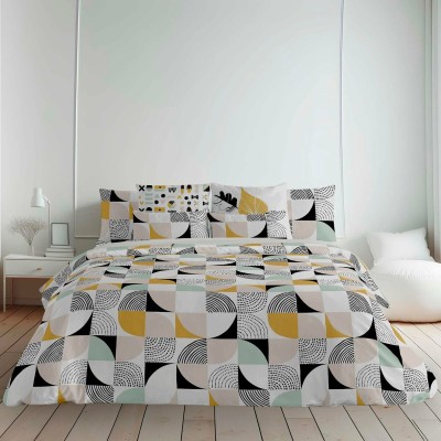 Housse de Couette Decolores Anna Multicouleur 175 Fils 200 x 200 cm