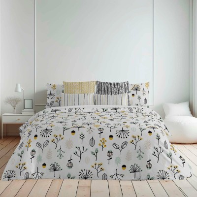 Housse de Couette Decolores Santorini Multicouleur 175 Fils 200 x 200 cm