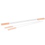 Ensemble de brochettes pour barbecue Acier inoxydable 40 x 0,5 x 0,5 cm