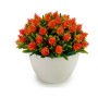 Decorative Plant Flowers Plastic 14 x 12,5 x 14 cm (12 Units)