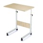 Folding Side Table Confortime Wood Metal 50 x 40 x 65 cm (3 Units)