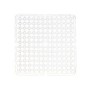 Tapis Antidérapant Transparent Plastique 28 x 0,1 x 28 cm Évier (12 Unités)