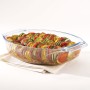 Oven Dish Pyrex Irresistible Transparent Glass Oval 39,5 x 27,5 x 7 cm (4 Units)