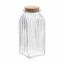 Jar La Mediterránea Striped 1,95 L Glass (12 Units)