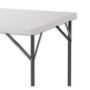 Folding Table Catering White 87 x 87 x 74 cm