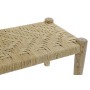 Banquette DKD Home Decor Naturel Corde Bois de manguier (88 x 42 x 39,5 cm)