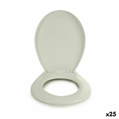 Toilet Seat White Plastic 34,5 x 43 x 5 cm (25 Units)