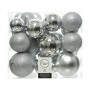 Christmas Baubles Decoris Silver Shiny (26 Pieces)