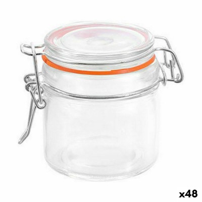 Jar La Mediterránea Hermetic Glass 100 ml (48 Units)