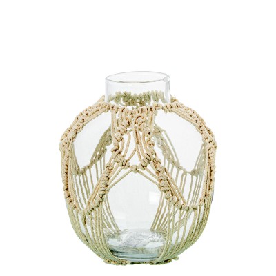 Vase Alexandra House Living Crystal 15 x 17 cm