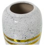 Vase Alexandra House Living Blanc Argenté Céramique 13 x 20 cm