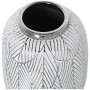 Vase Alexandra House Living White Silver Ceramic 18 x 20 cm