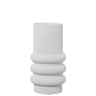 Vase Alexandra House Living Blanc Céramique 16 x 30 cm