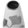 Vase Alexandra House Living White Silver Ceramic 14 x 25 cm