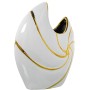 Vase Alexandra House Living Blanc Céramique 22 x 9 x 25 cm